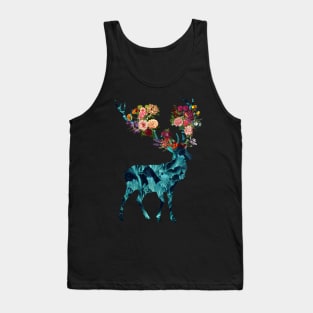 Spring itself floral dark Tank Top